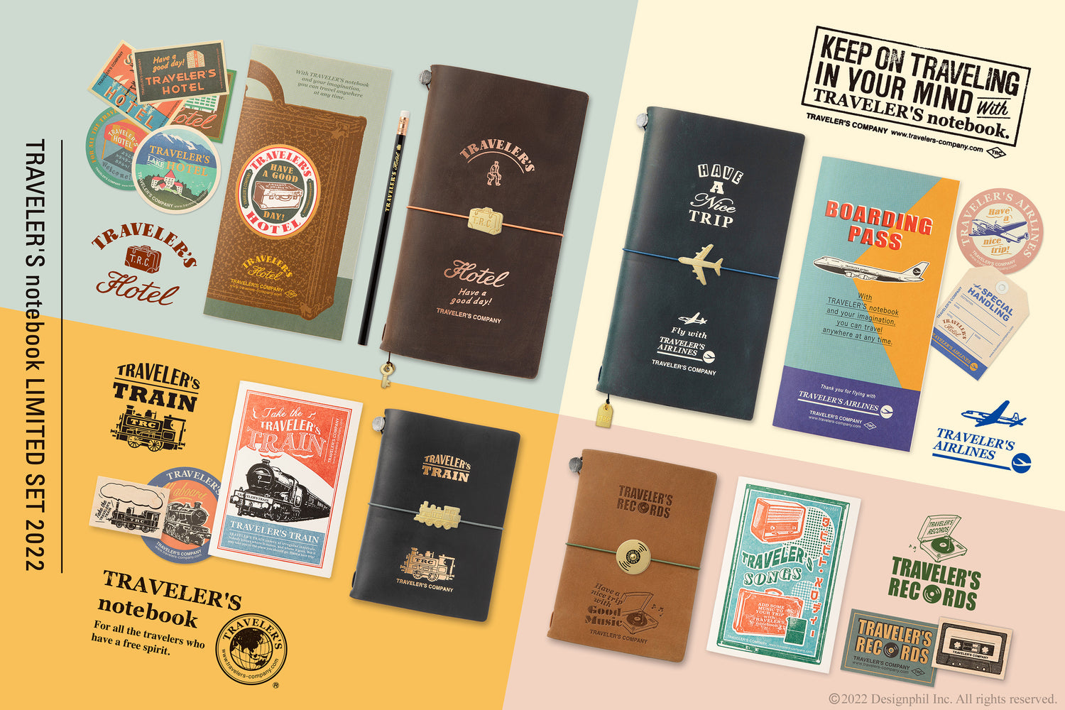 TRAVELER’S notebook Limited Set 2022