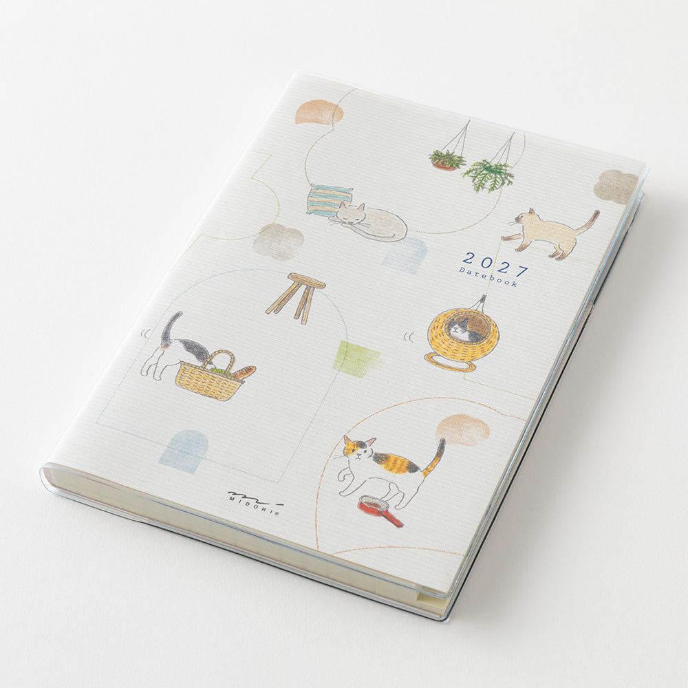 Midori - Pocket Diary B6 Cat 2027
