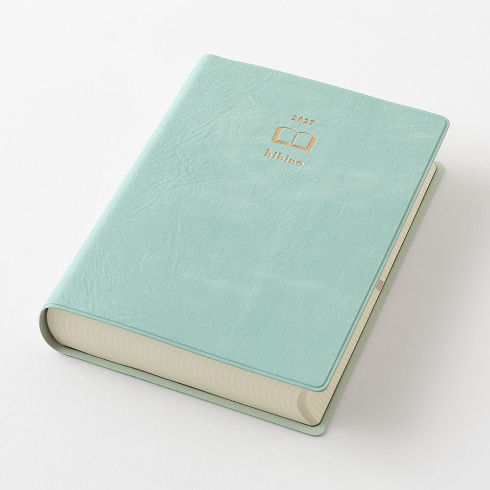 Midori- Diary Hibino A6 Blue Green 2027