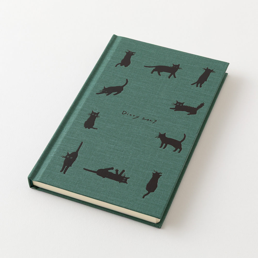 Midori - Book Style Diary B6 Variant Cat Green 2027