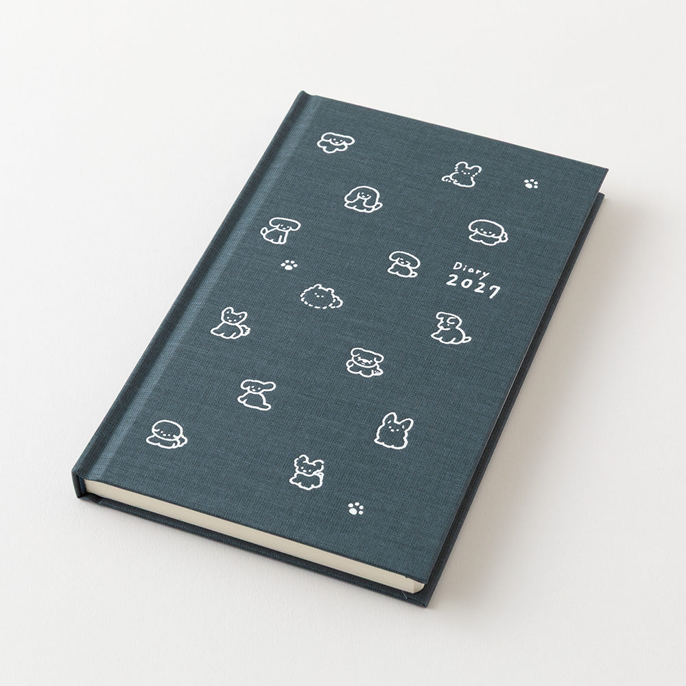 Midori - Book Style Diary B6 Variant Dog Navy 2027