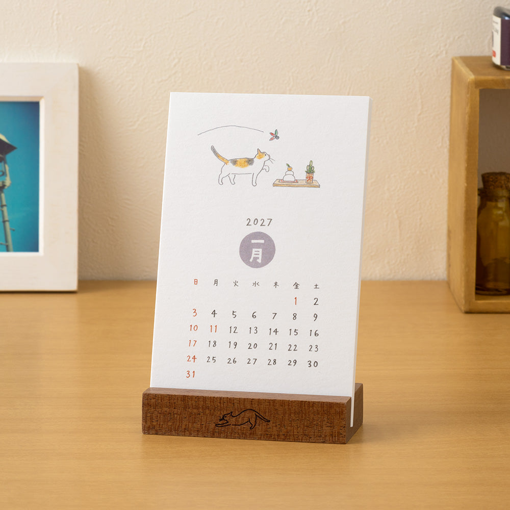 Midori - Stand Calendar Cat 2027