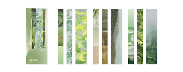 Appree - Mood Sticker - Green Scene-Sticker-DutchMills