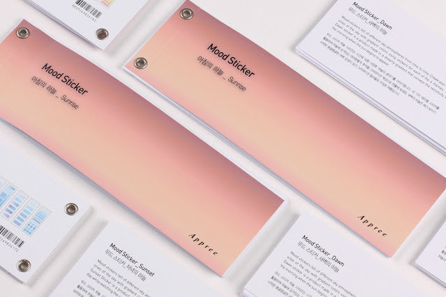 Appree - Mood Sticker - Sunsrise Sky-Sticker-DutchMills