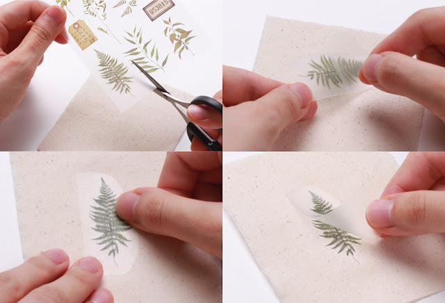 Appree - Rub-on-Sticker - Botanical Yellow-Sticker-DutchMills