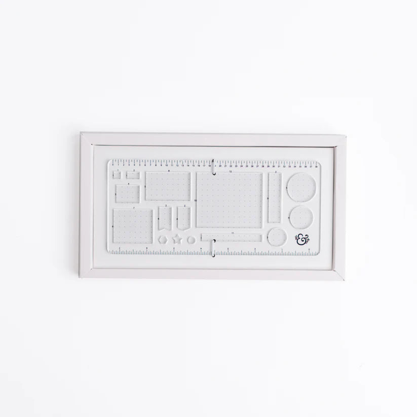 Archer & Olive - A5 Dot Grid Planning Stencil-Stencil-DutchMills