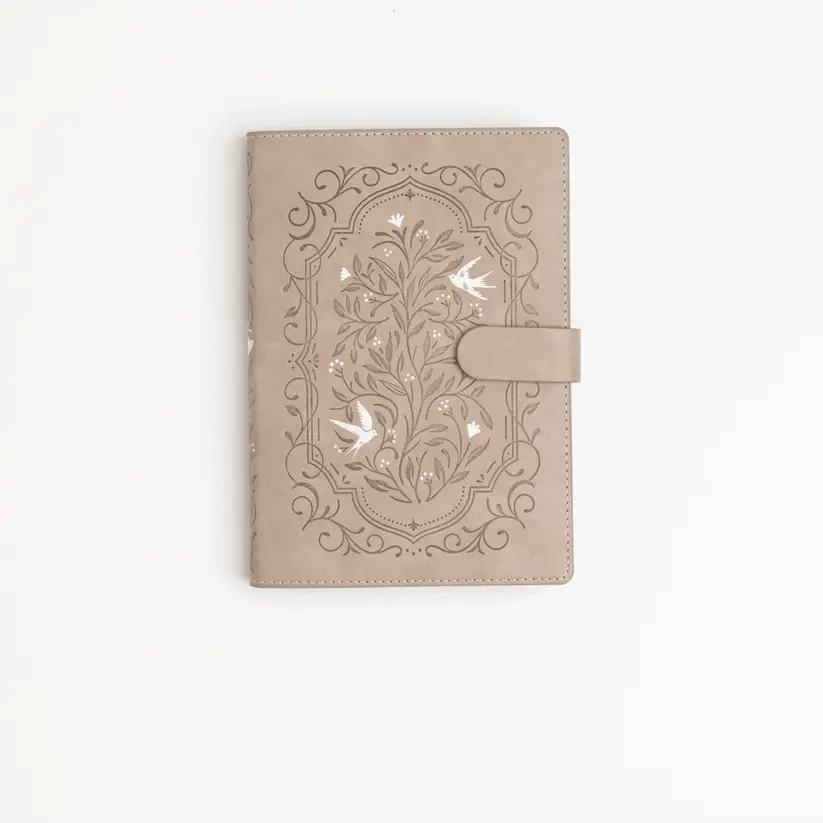 Archer & Olive - A5 Songbird in Beige Dot Grid Notebook-Notitieboek-DutchMills