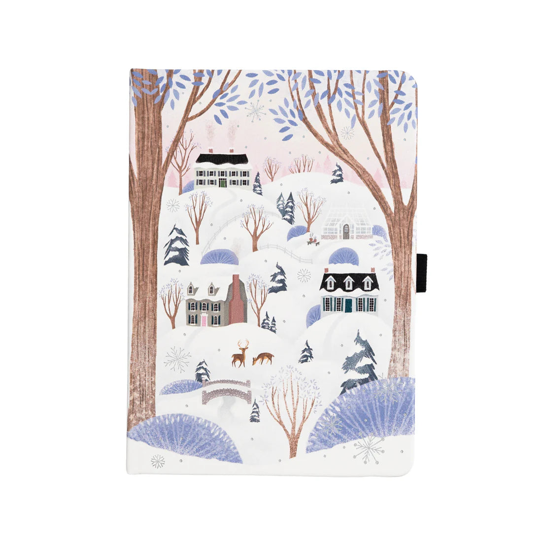 Archer & Olive - A5 Winter Village Dot Grid Notebook-Notitieboek-DutchMills