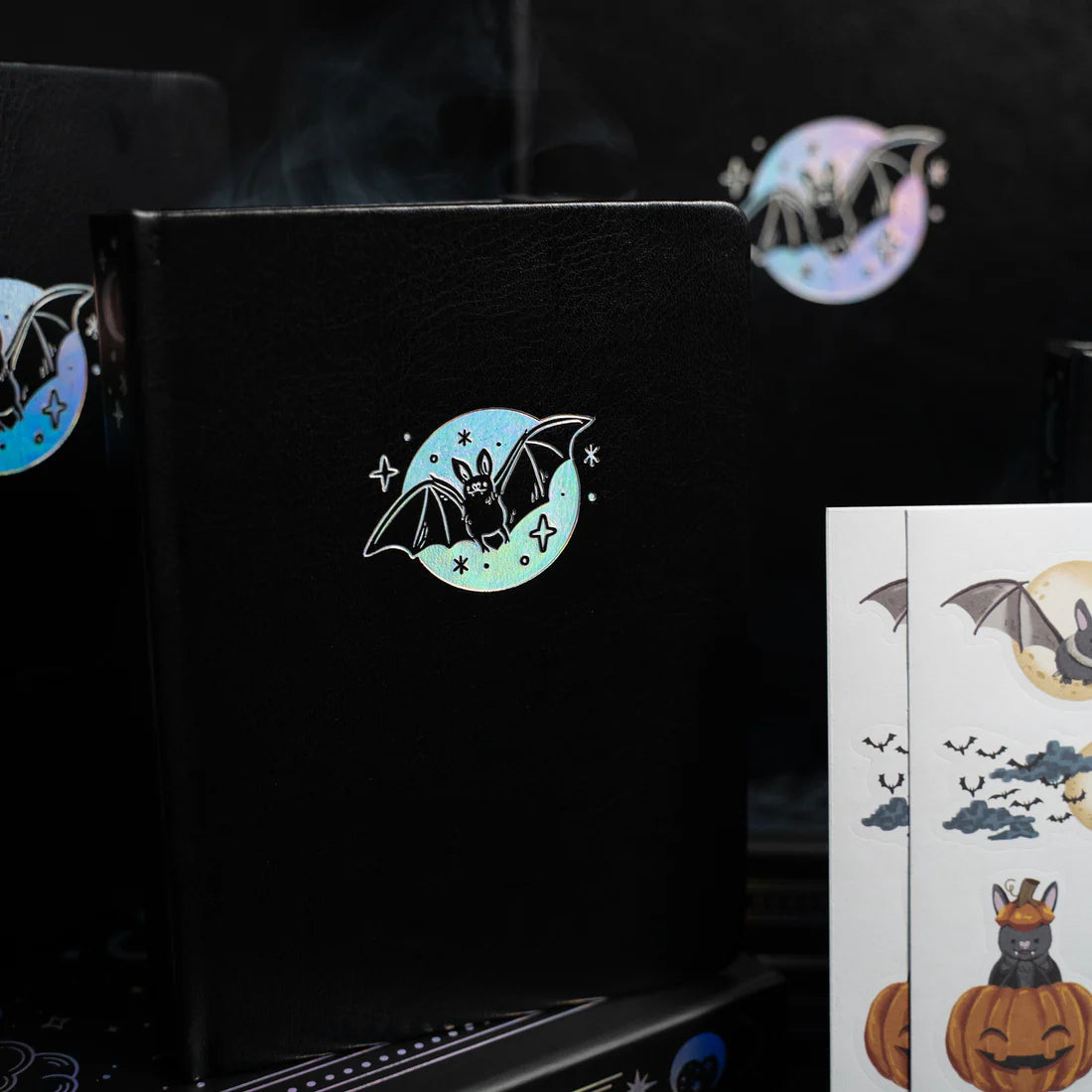 Archer & Olive - B5 Cute Bat: Dot Grid Notebook-Notitieboek-DutchMills