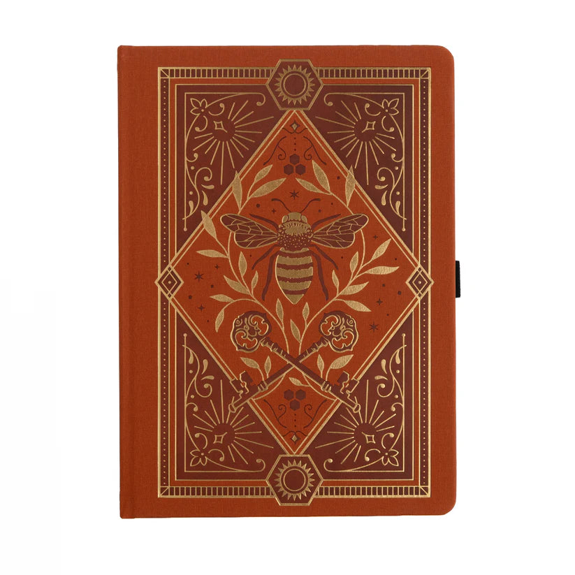 Archer & Olive - B5 Keeper of the Bees in Rust Dot Grid Notebook-Notitieboek-DutchMills