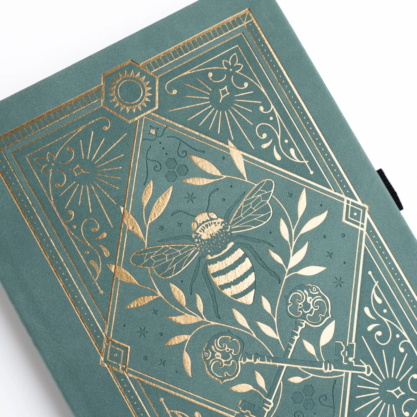 Archer & Olive - A5 Keeper of the Bees in Soft Teal Dot Grid Notebook-Notitieboek-DutchMills