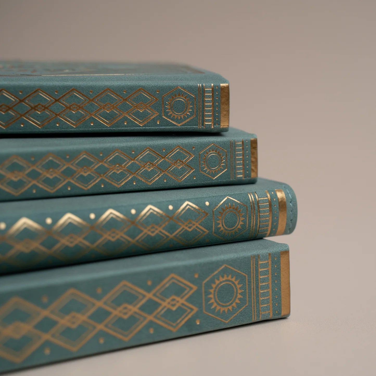 Archer & Olive - A5 Keeper of the Bees in Soft Teal Dot Grid Notebook-Notitieboek-DutchMills