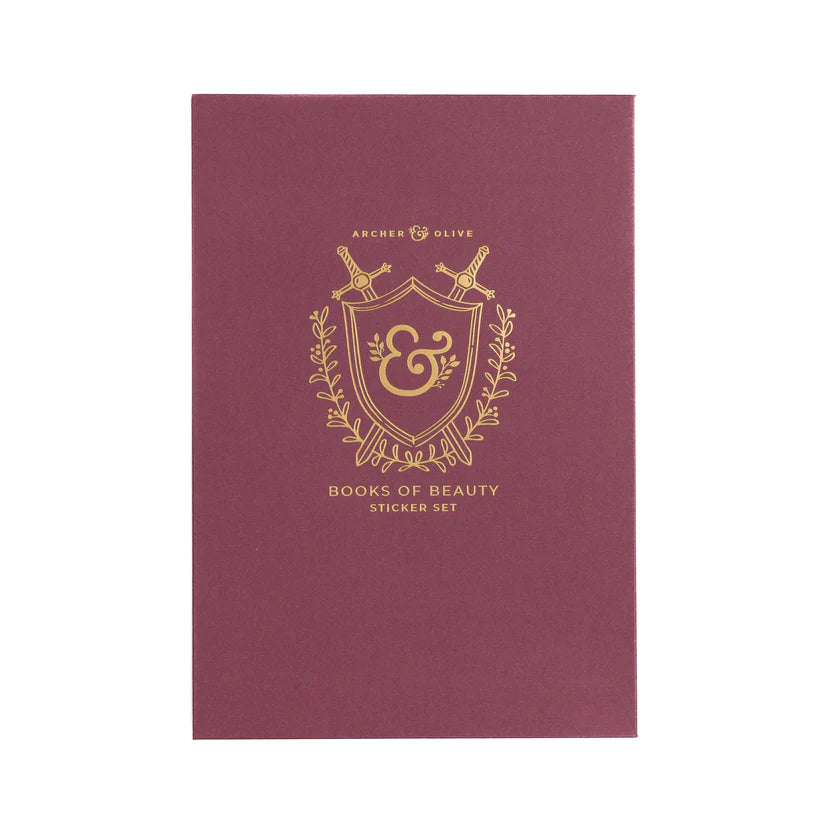 Archer & Olive - Books of Beauty Sticker Set-Sticker-DutchMills