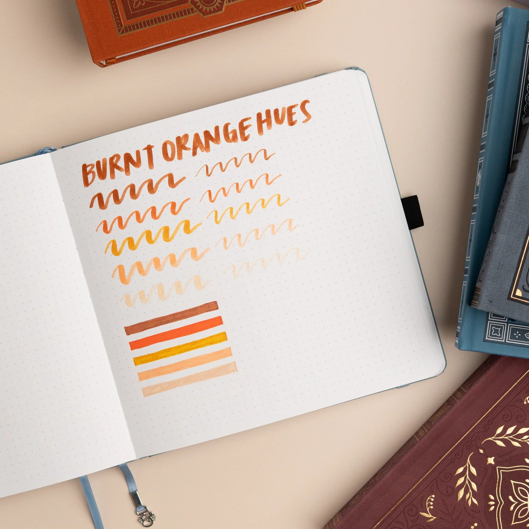Archer & Olive - Burnt Orange Hues Sets of 5 - Acrylograph-Stift-DutchMills