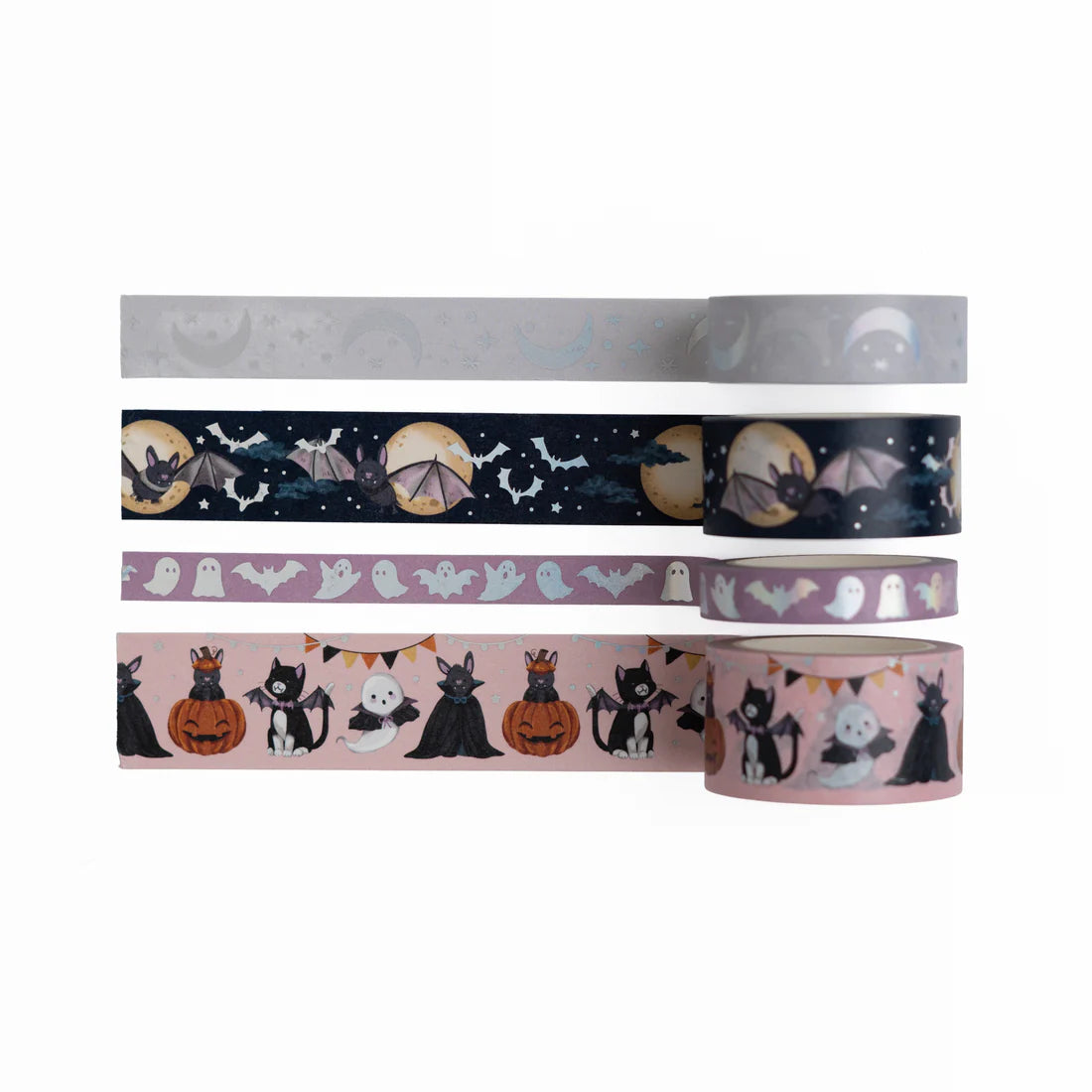 Archer & Olive - Cute Bat Washi Tape Set-Maskingtape-DutchMills