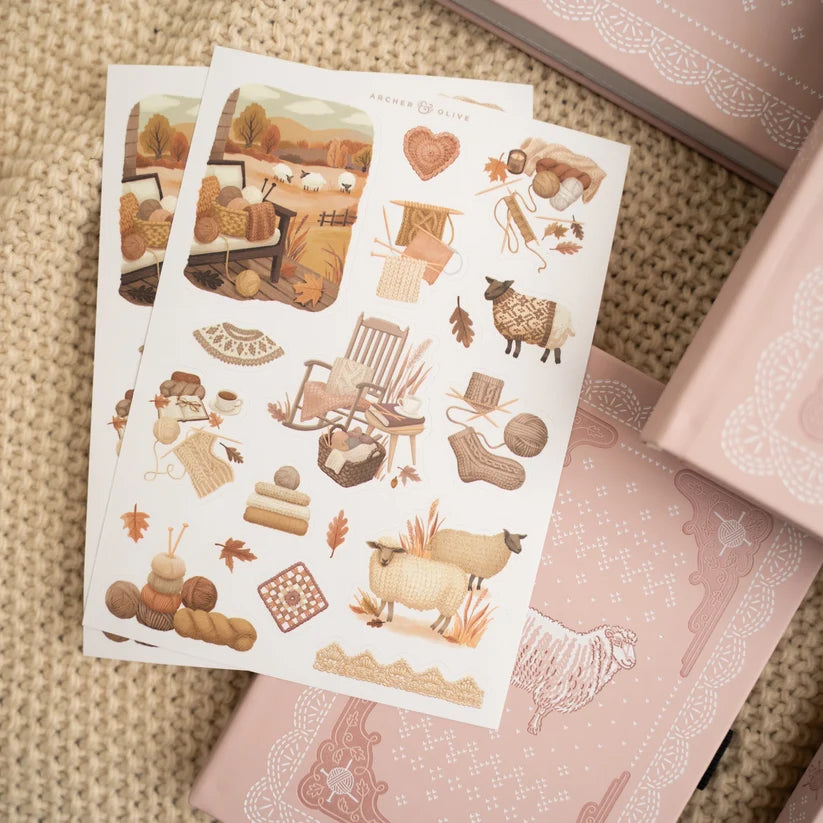 Archer & Olive - Homespun Sticker Set-Sticker-DutchMills