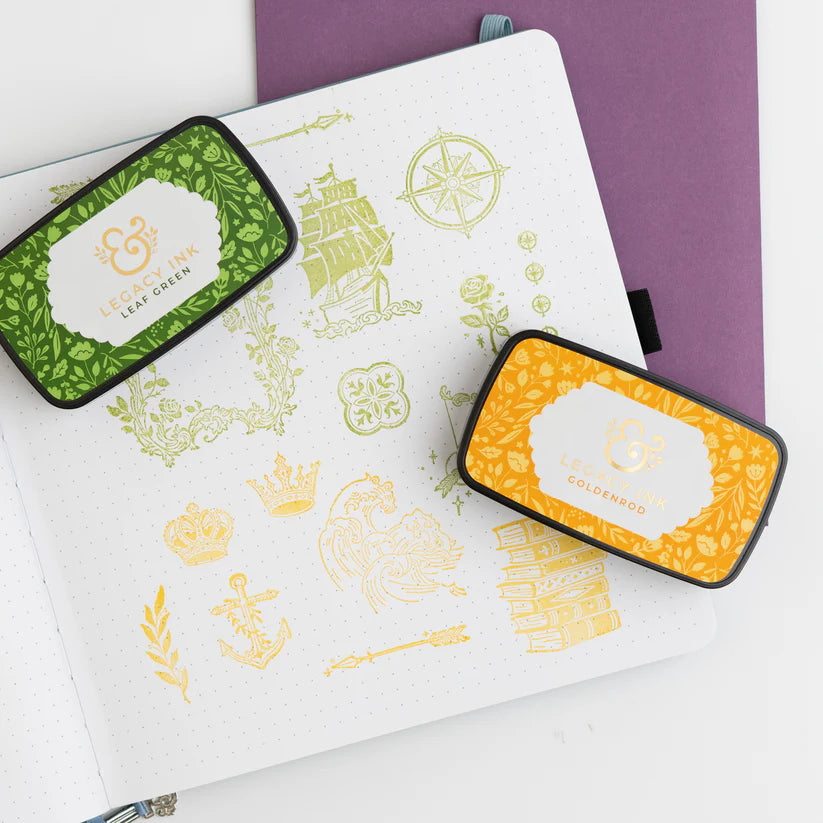 Archer & Olive - Legacy Ink Pad - Leaf Green-Stempelkussen-DutchMills