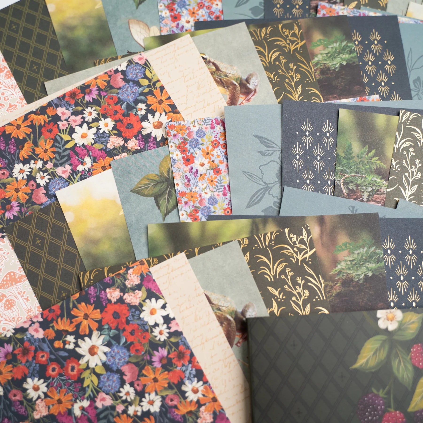 Archer & Olive - Meadow & Vine Collage Paper Pad-Sticker-DutchMills