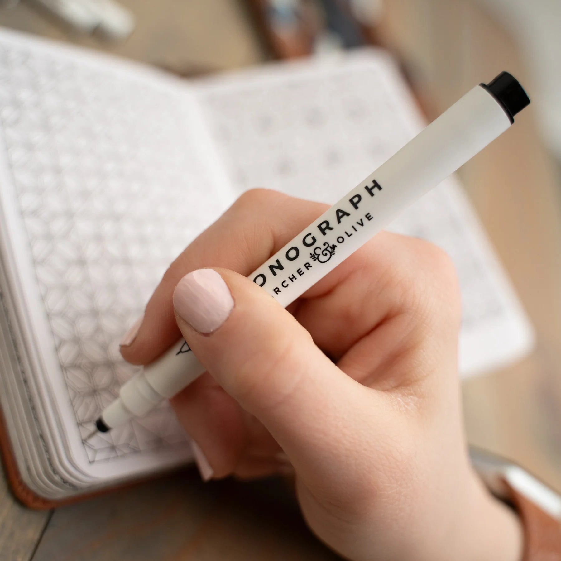 Archer & Olive - Monograph – Brush Pens Set of 3-Pennenset-DutchMills