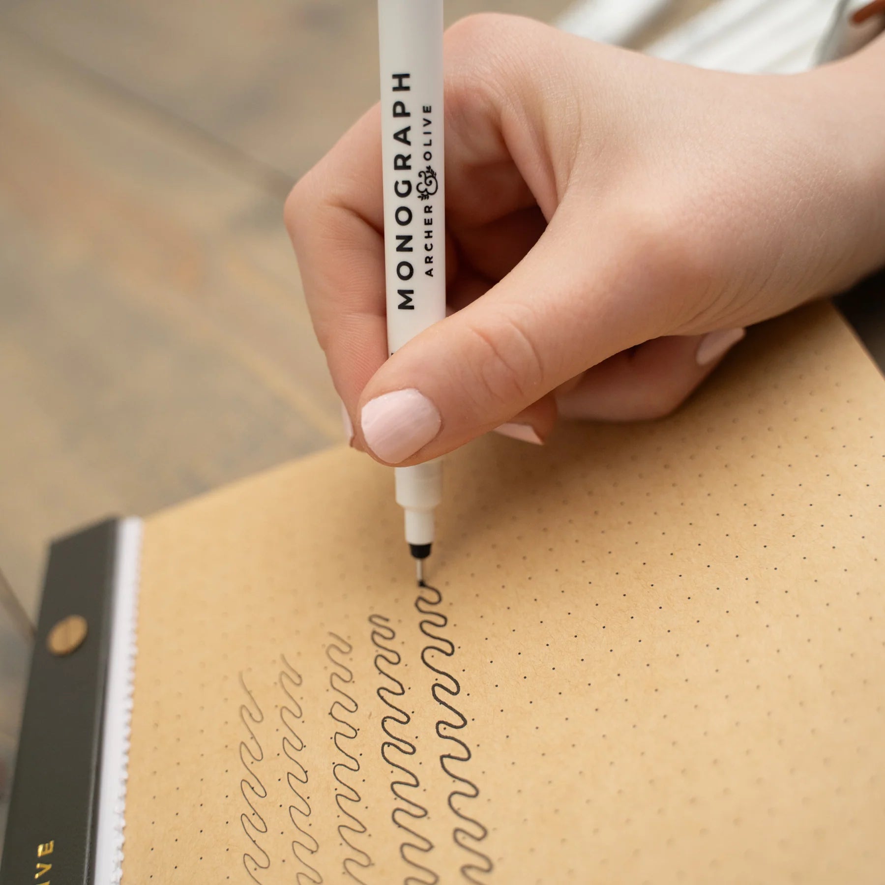 Archer & Olive - Monograph – Brush Pens Set of 3-Pennenset-DutchMills