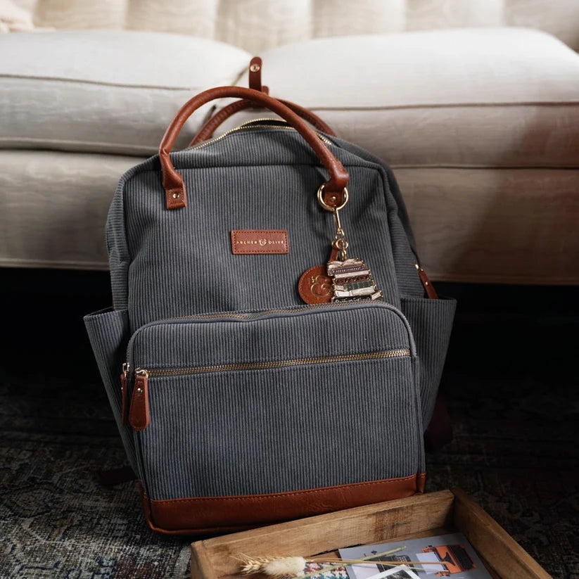 Archer & Olive - Quiet Corners Backpack | Gray-Tas-DutchMills