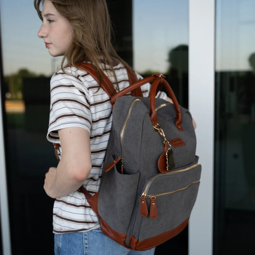 Archer & Olive - Quiet Corners Backpack | Gray-Tas-DutchMills