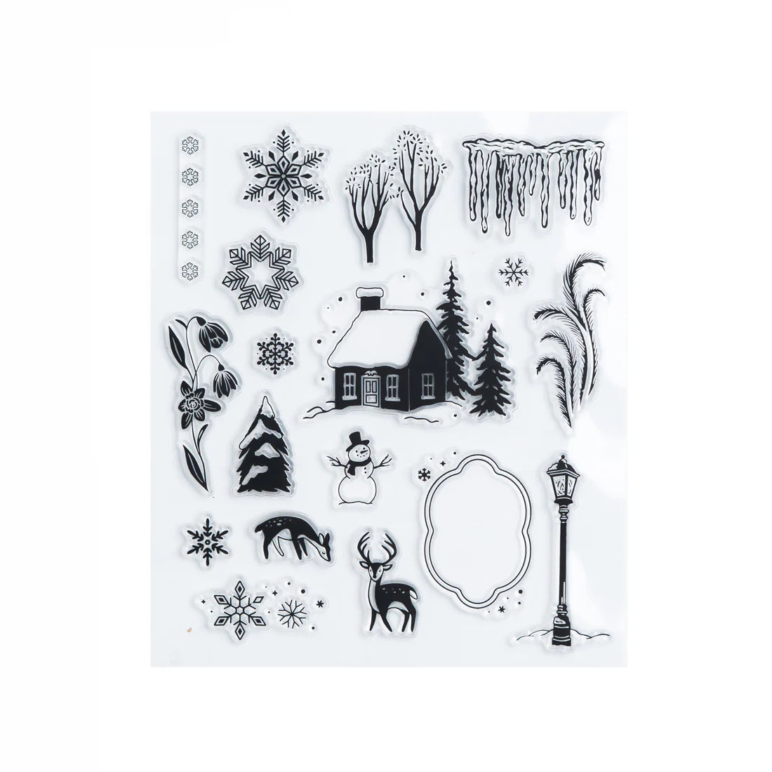 Archer & Olive - Snow & Stillness Stamp Set-Stempel-DutchMills