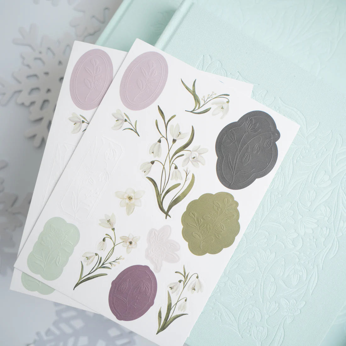 Archer & Olive - Snowdrops Sticker Set-Sticker-DutchMills