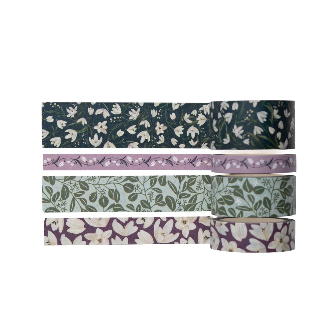 Archer & Olive - Snowdrops Washi Tape Set-Maskingtape-DutchMills