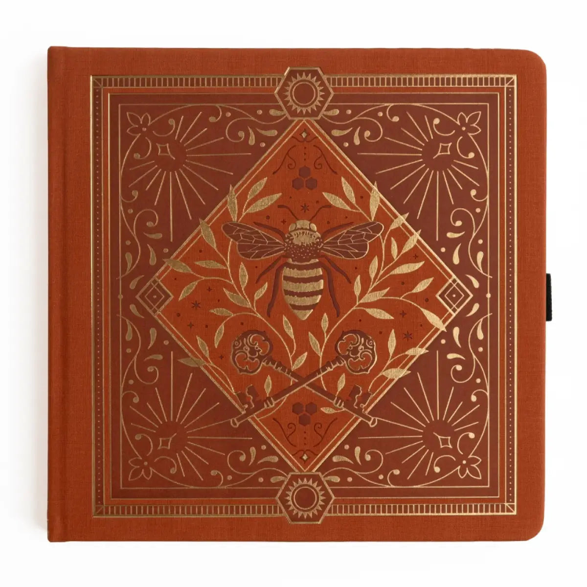 Archer & Olive - Square Keeper of the Bees in Rust Dot Grid Notebook-Notitieboek-DutchMills
