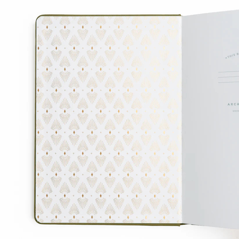 Archer & Olive - Square Literary Frog Dot Grid Notebook-Notitieboek-DutchMills