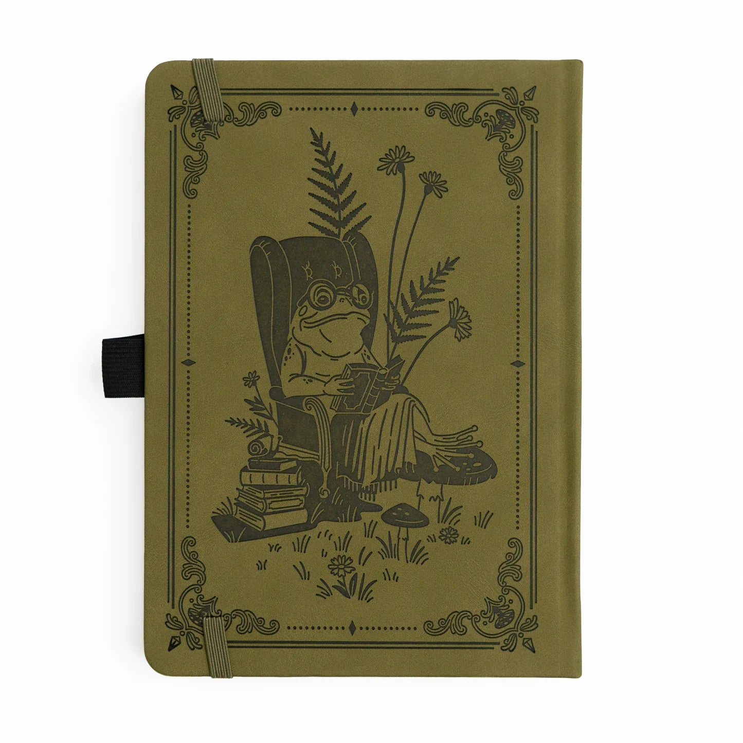 Archer & Olive - Square Literary Frog Dot Grid Notebook-Notitieboek-DutchMills