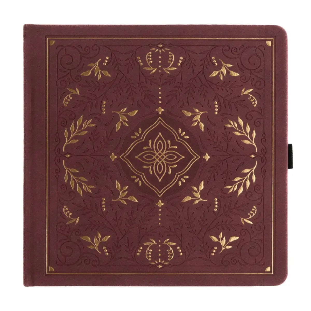 Archer & Olive - Square Storybook in Plum Dot Grid Notebook-Notitieboek-DutchMills