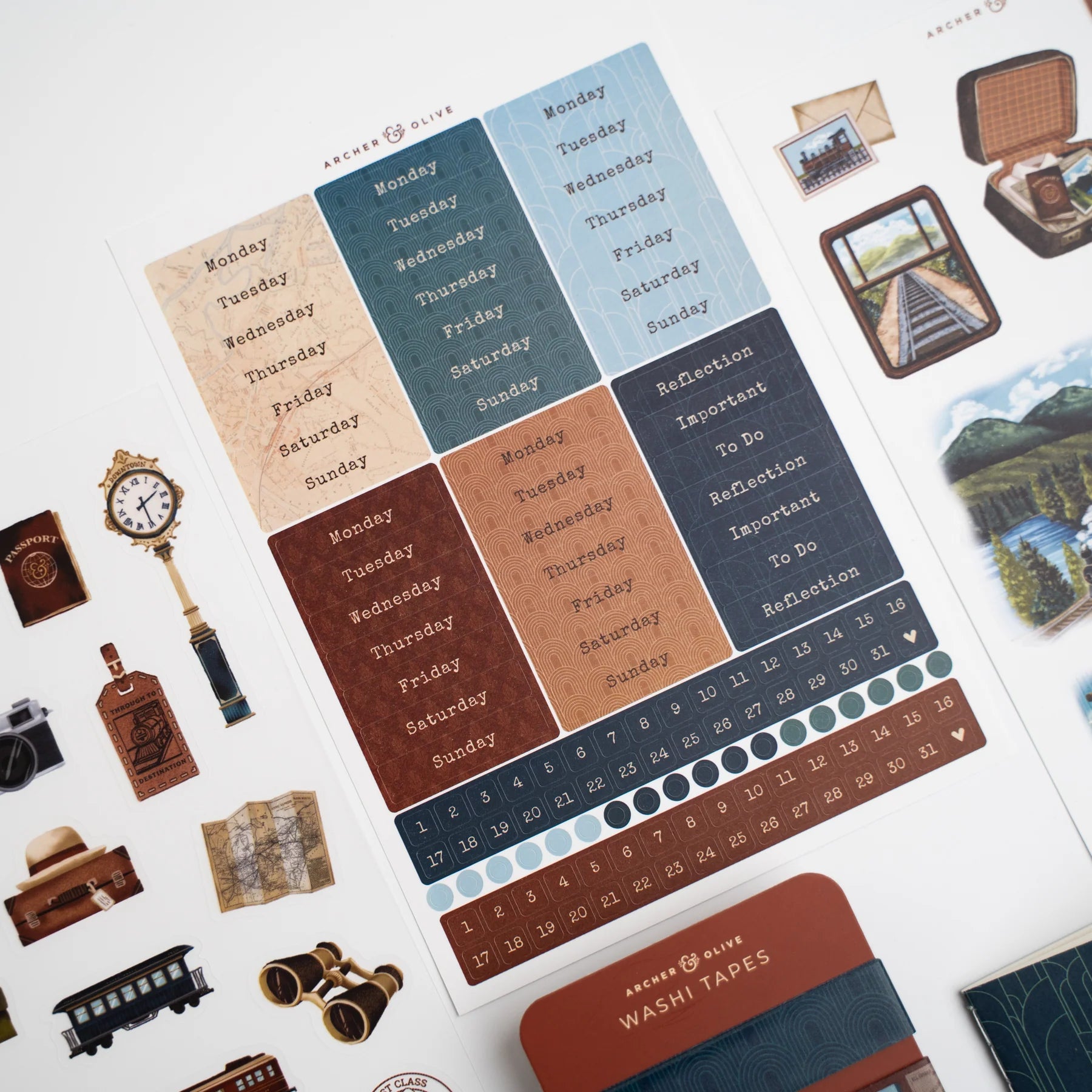 Archer & Olive - The Scenic Route Kit - June 2026-Sticker-DutchMills