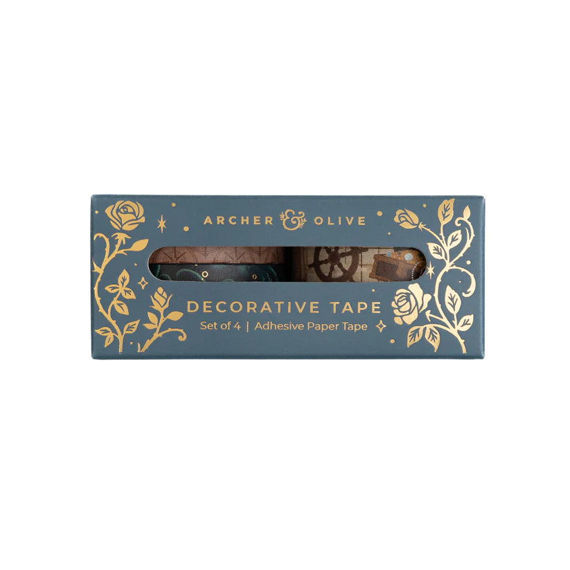 Archer & Olive - Treasure Map Washi Tape Set-Maskingtape-DutchMills