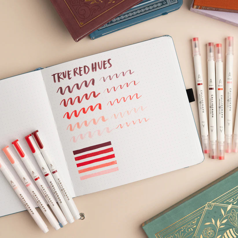 Archer & Olive - True Red Hues Sets of 5 - Calliograph-Stift-DutchMills