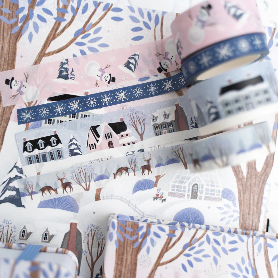 Archer & Olive - Winter Village Washi Tape Set (kopie)-Maskingtape-DutchMills
