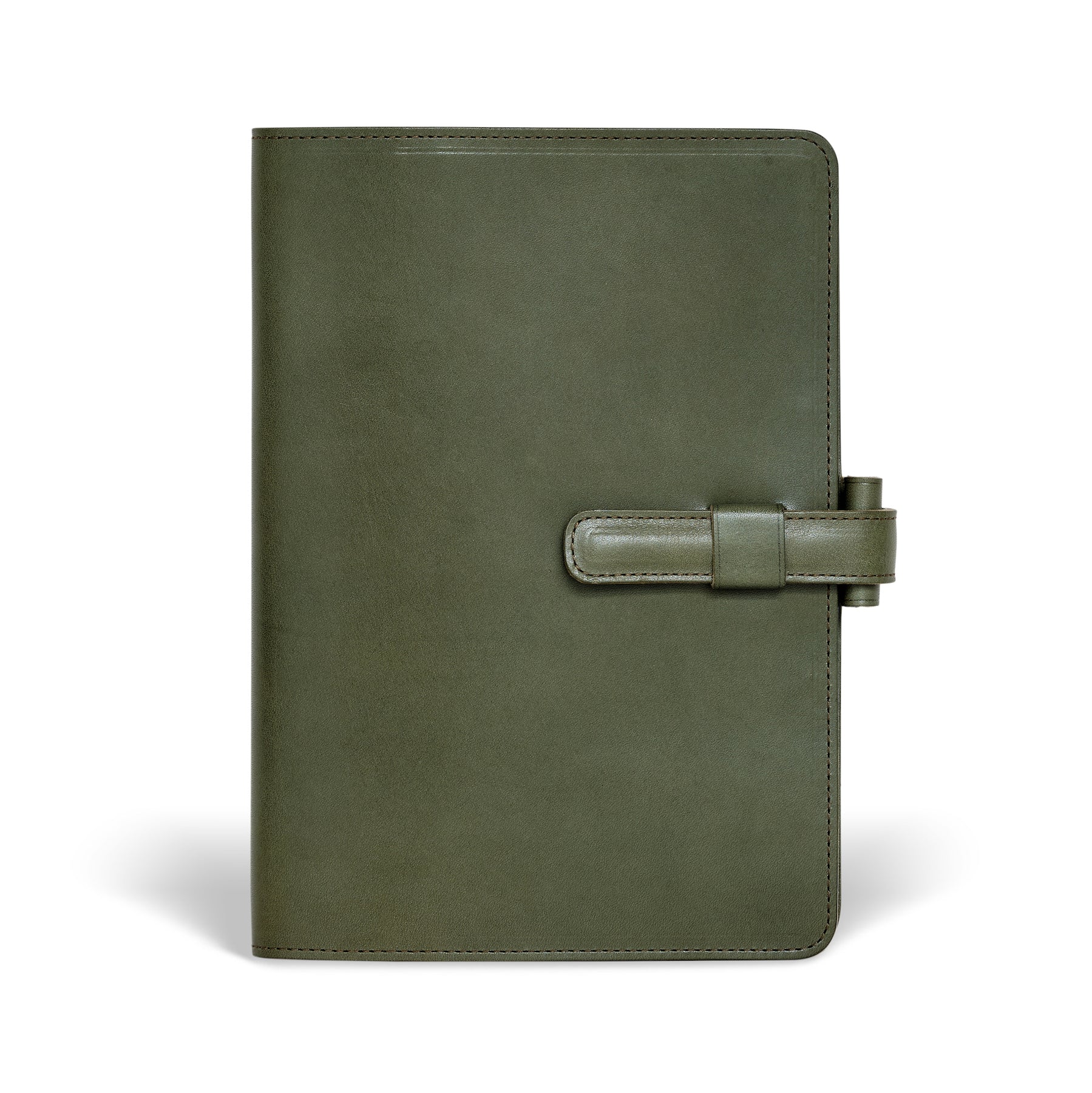 Ateliers Phileas - Yokohama A5 Leather Notebook Cover - Green-Cover-DutchMills