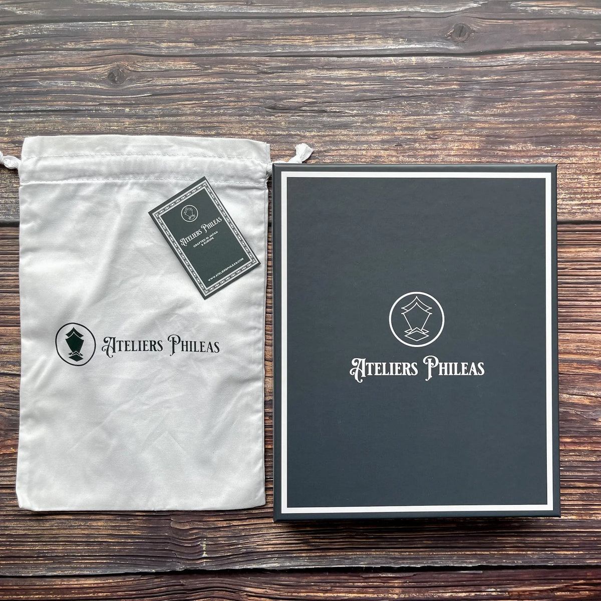 Atelier Phileas - Yokohama A5 Leather Notebook Cover - Mujstard-Cover-DutchMills