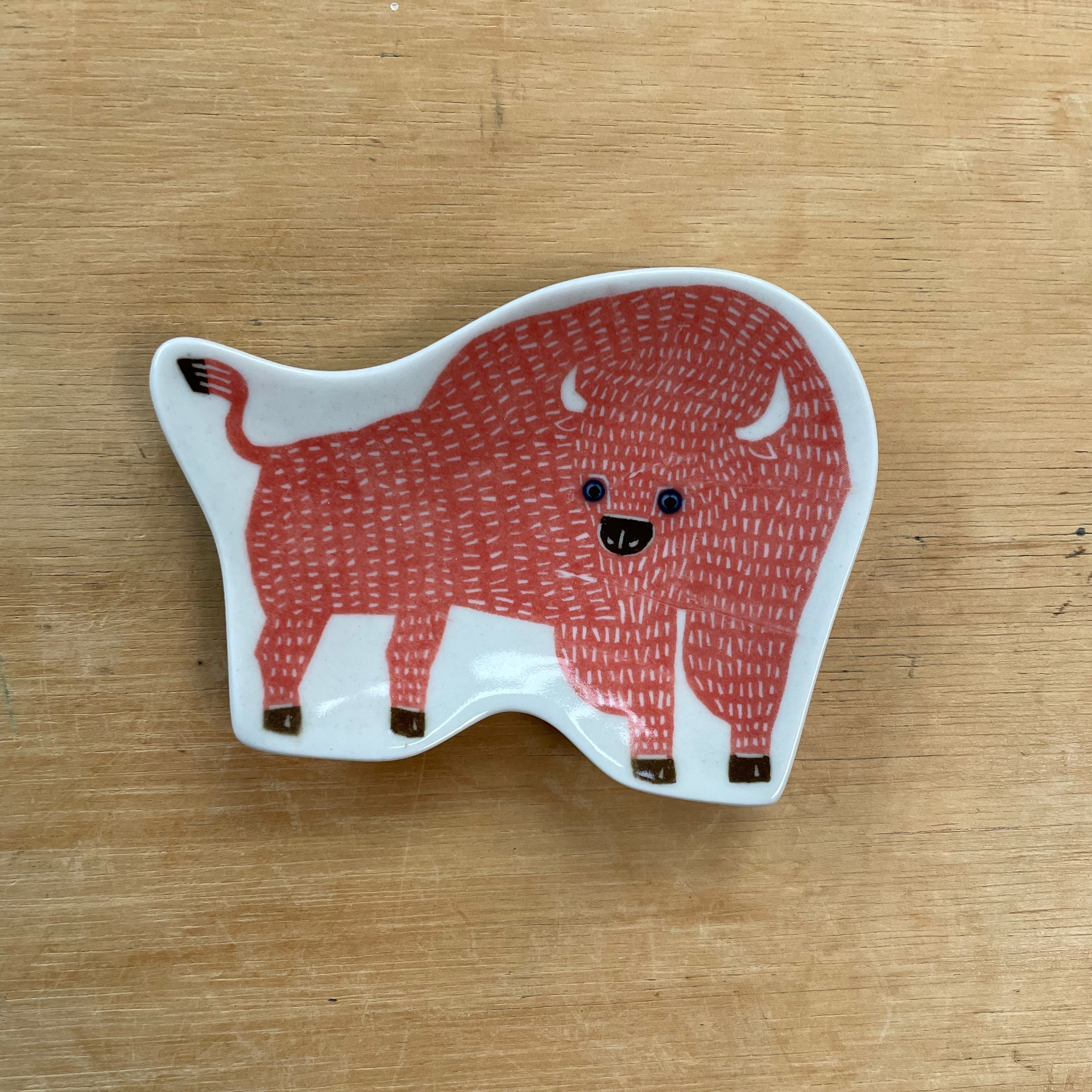 Classiky - KATA KATA - small dish (bison)-Porcelain-DutchMills