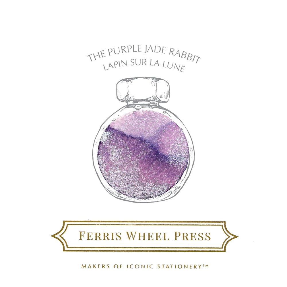 Ferris Wheel Press - 38ml Curious Collaborations - Lunar New Year Purple Jade Rabbit - Special Edition-Inkt-DutchMills