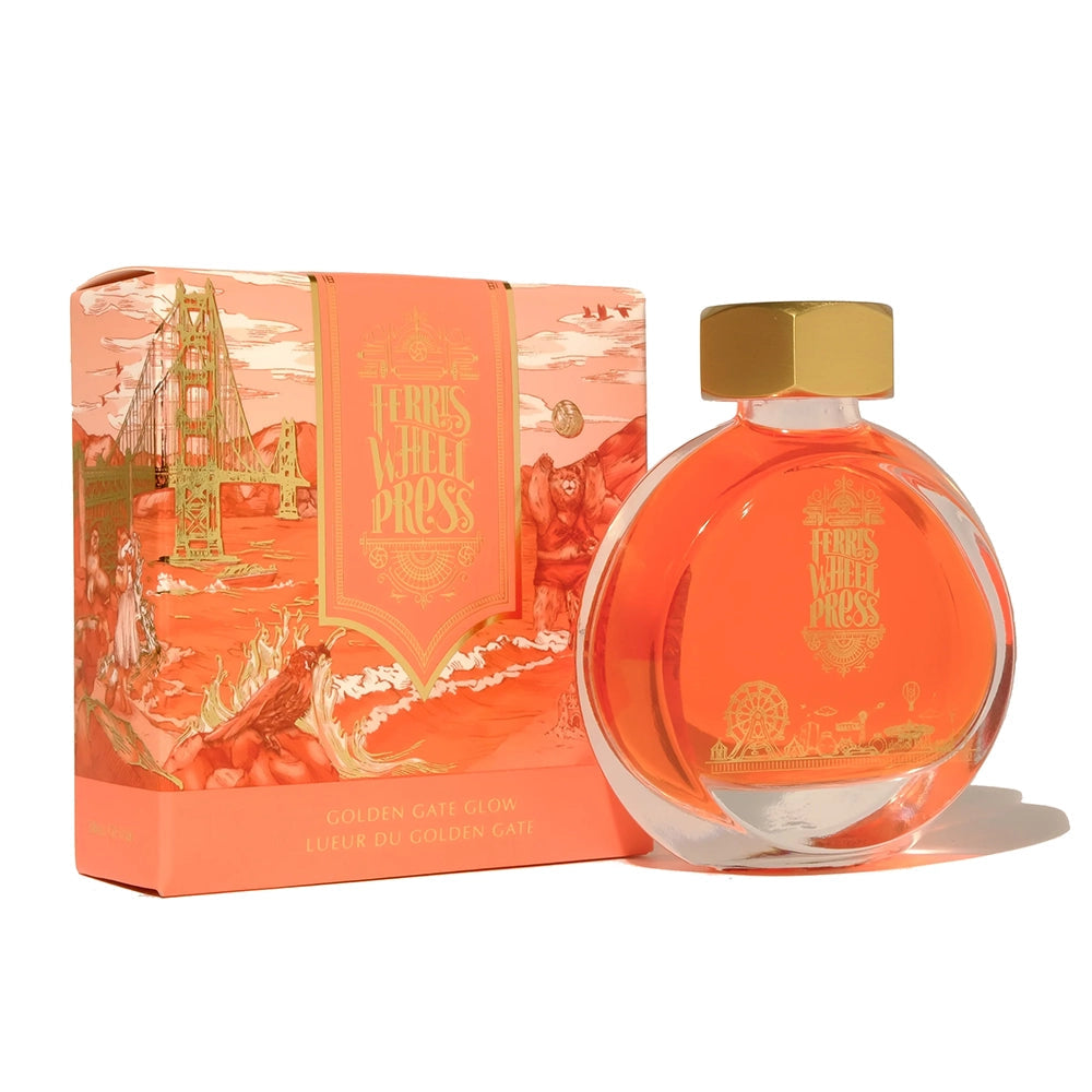 Ferris Wheel Press - 38ml Golden Gate Glow Ink-Inkt-DutchMills