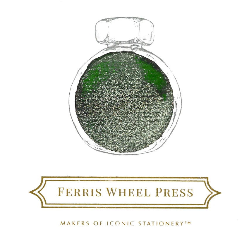 Ferris Wheel Press - 38ml Moonlit Jade - Curious Collaboration Series-Inkt-DutchMills