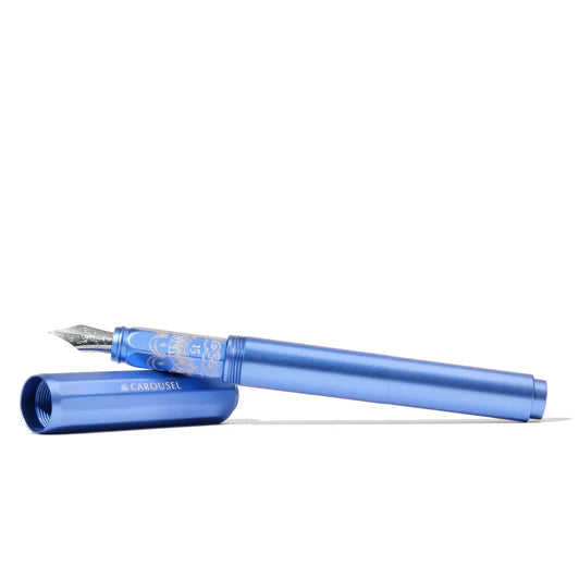Ferris Wheel Press - Aluminum Carousel Fountain Pen - Blue Revelry - Limited Edition 2025-Vulpen-DutchMills