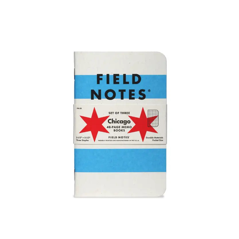 Field Notes - Chicago Notebook 3-Pack-Notitieboek-DutchMills
