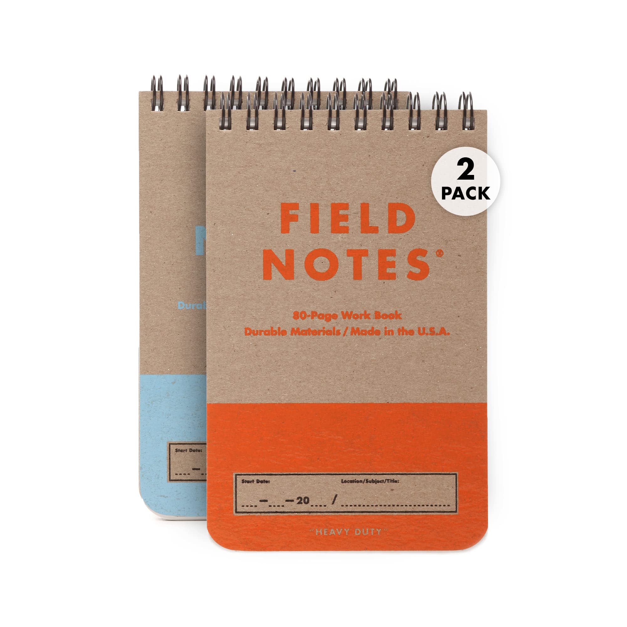 Field Notes - Heavy Duty - 2 pack-Notitieboek-DutchMills