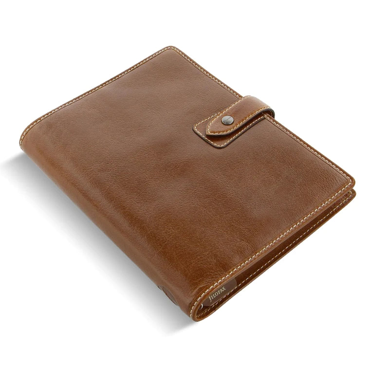 Filofax - A5 Leather Organiser - Malden - Ochre-Organiser-DutchMills