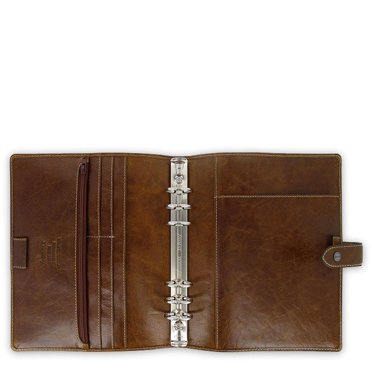 Filofax - A5 Leather Organiser - Malden - Ochre-Organiser-DutchMills