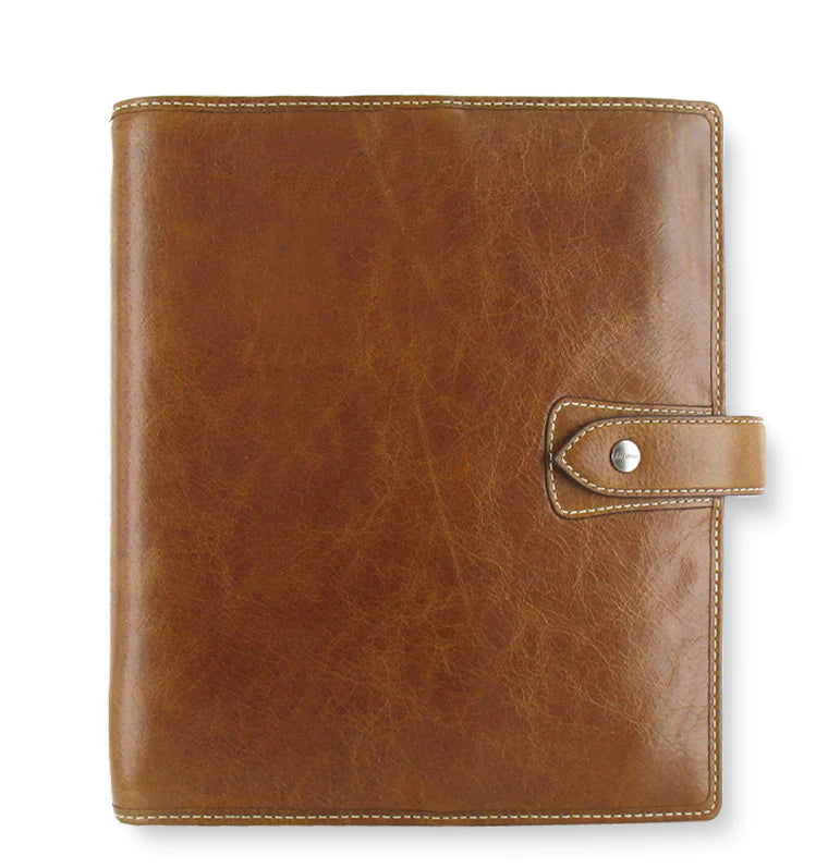 Filofax - A5 Leather Organiser - Malden - Ochre-Organiser-DutchMills