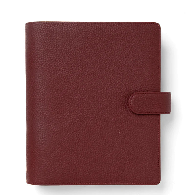 Filofax - A5 Leather Organiser - Norfolk - Currant-Organiser-DutchMills